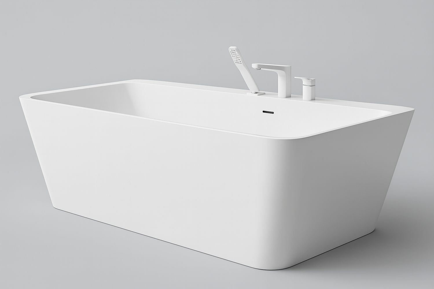 Baignoire rectangulaire en acrylique Deante Hiacynt PureOne - 170 x 80 cm — vue 3