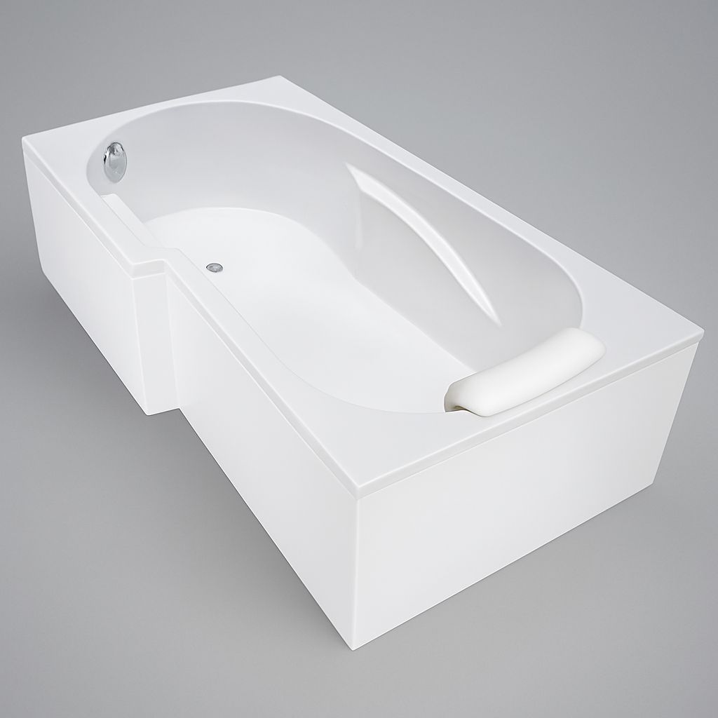 Twin Bathtub 160 x 85 cm Left