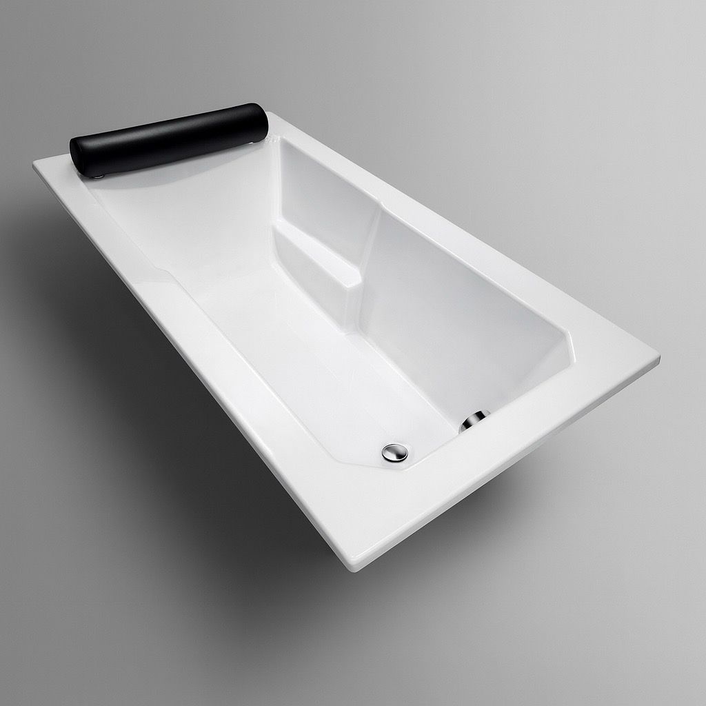VIP Bathtub 180 x 90 cm with integrated headrest