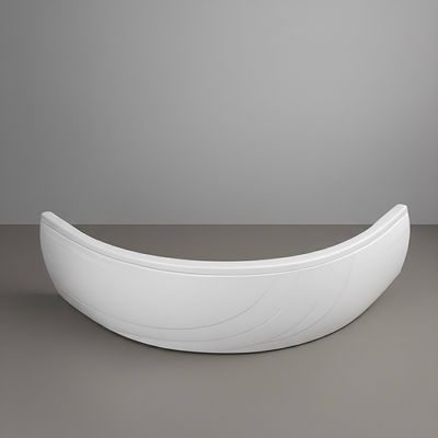 Glossy White Acrylic Front Panel 160 x 54 (for Rectangular Bathtub)
