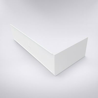 Glossy White Acrylic Front Panel 160 x 54 (for Rectangular Bathtub)