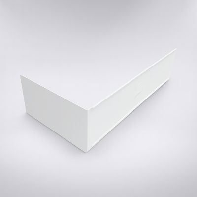 Glossy White Acrylic Front Panel 160 x 54 (for Rectangular Bathtub)