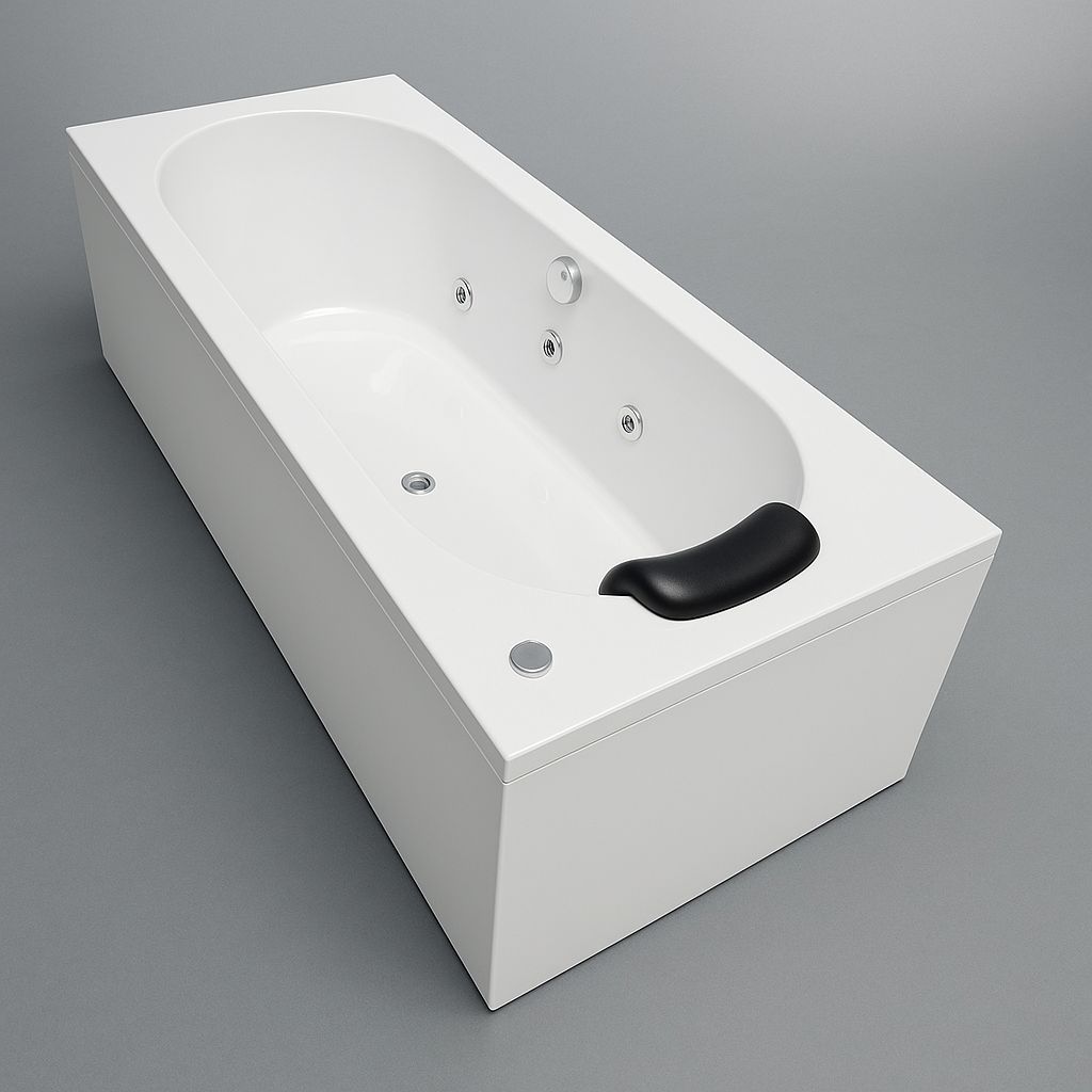 Simple Novospace Hydromassage Bathtub 170 x 75 cm