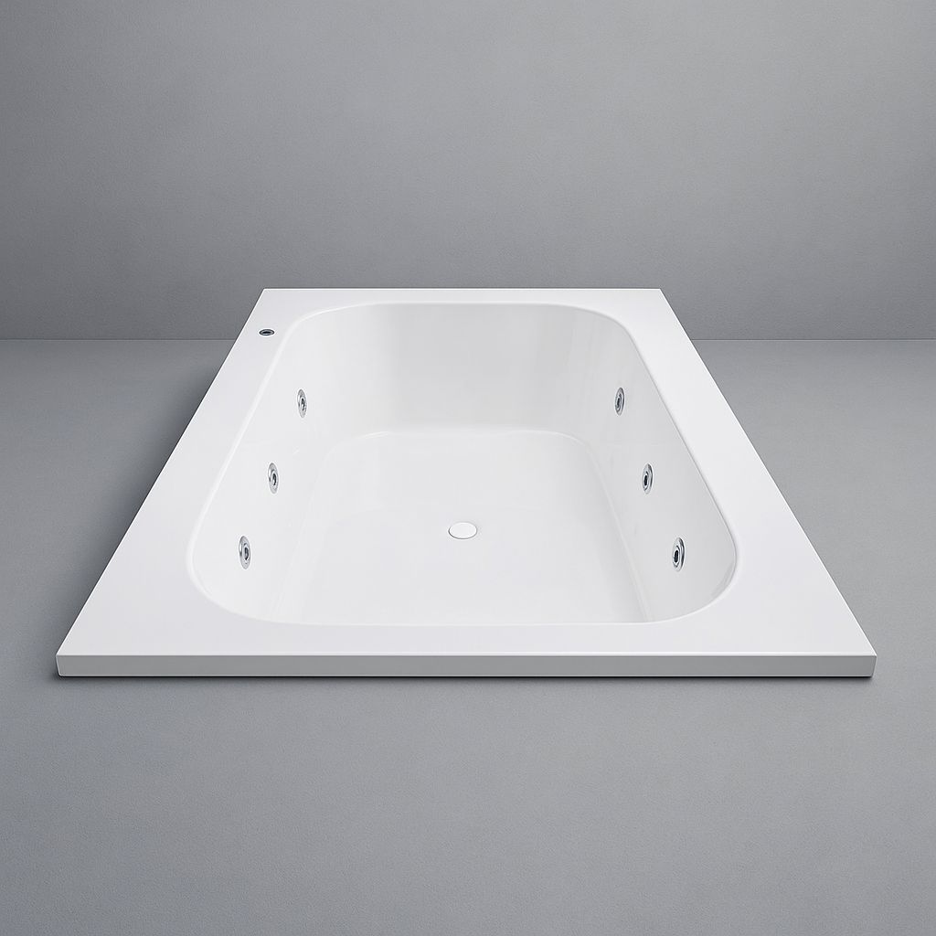 Simple Bora Bora hydromassage bathtub 160 x 130 cm