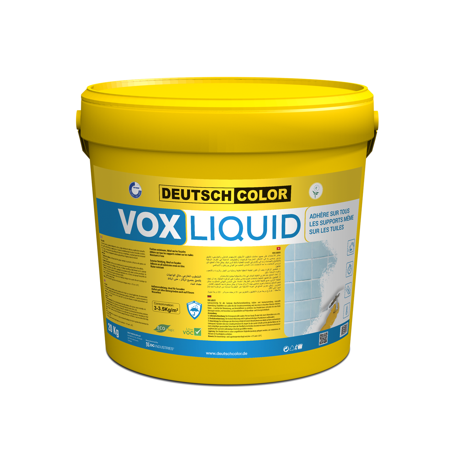 Vox Liquide DeutschColor 20 kg – Résine liquide pour mortiers et enduits