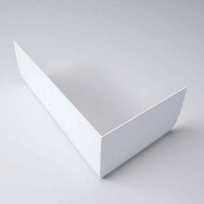 Glossy White Acrylic Front Panel 160 x 54 (for Rectangular Bathtub)