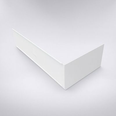 Glossy White Acrylic Front Panel 160 x 54 (for Rectangular Bathtub)