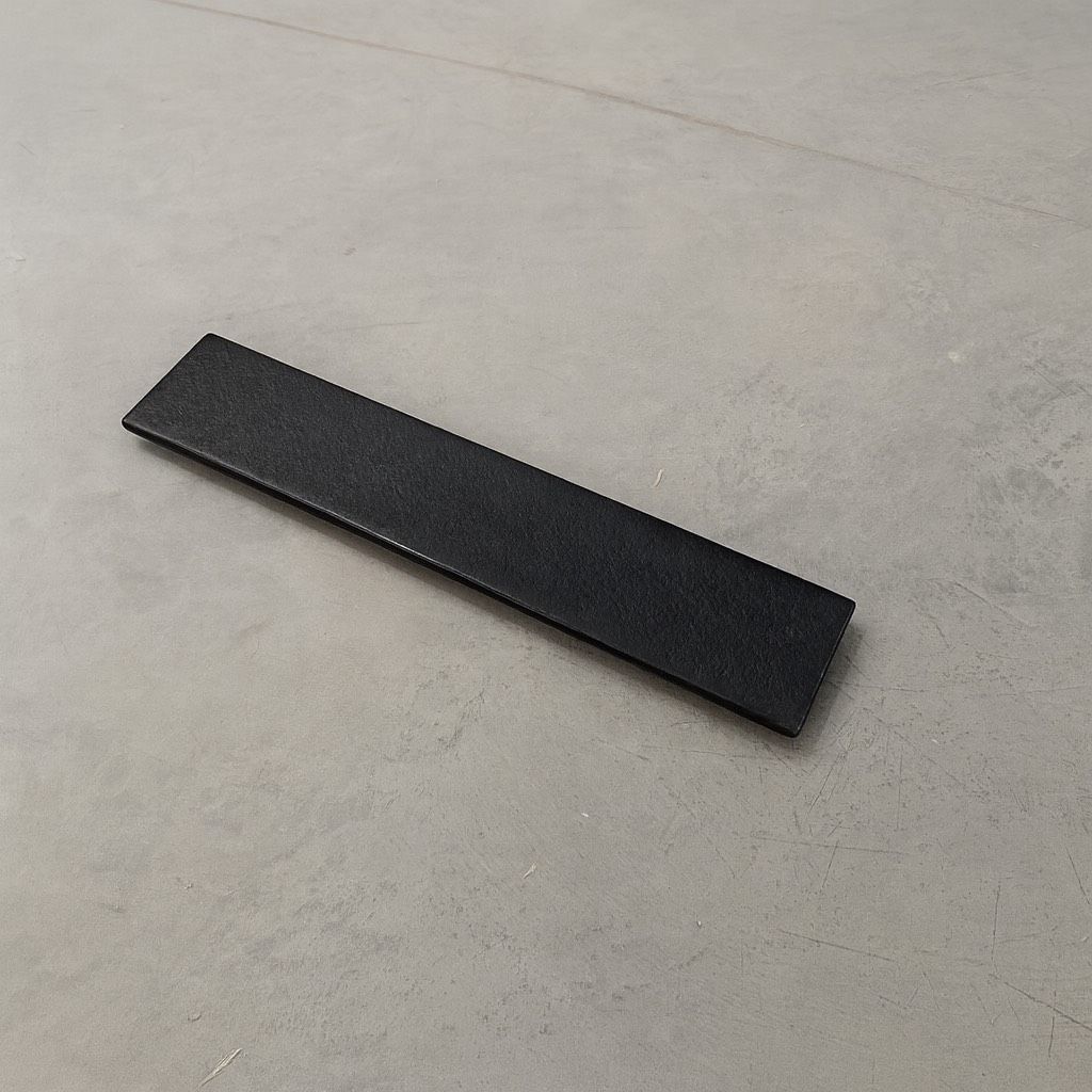 Grille plate Bluestone pour receveurs de douche Galaxit en noir