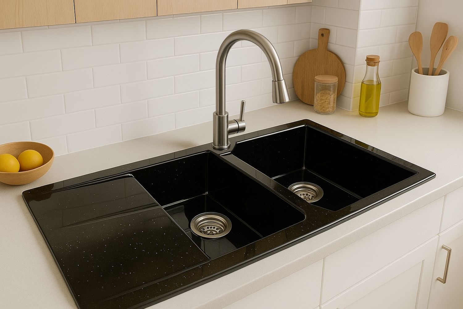 Farah 116 cm x 50 cm Built-in Kitchen Sink