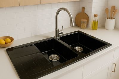 Farah 116 cm x 50 cm Built-in Kitchen Sink