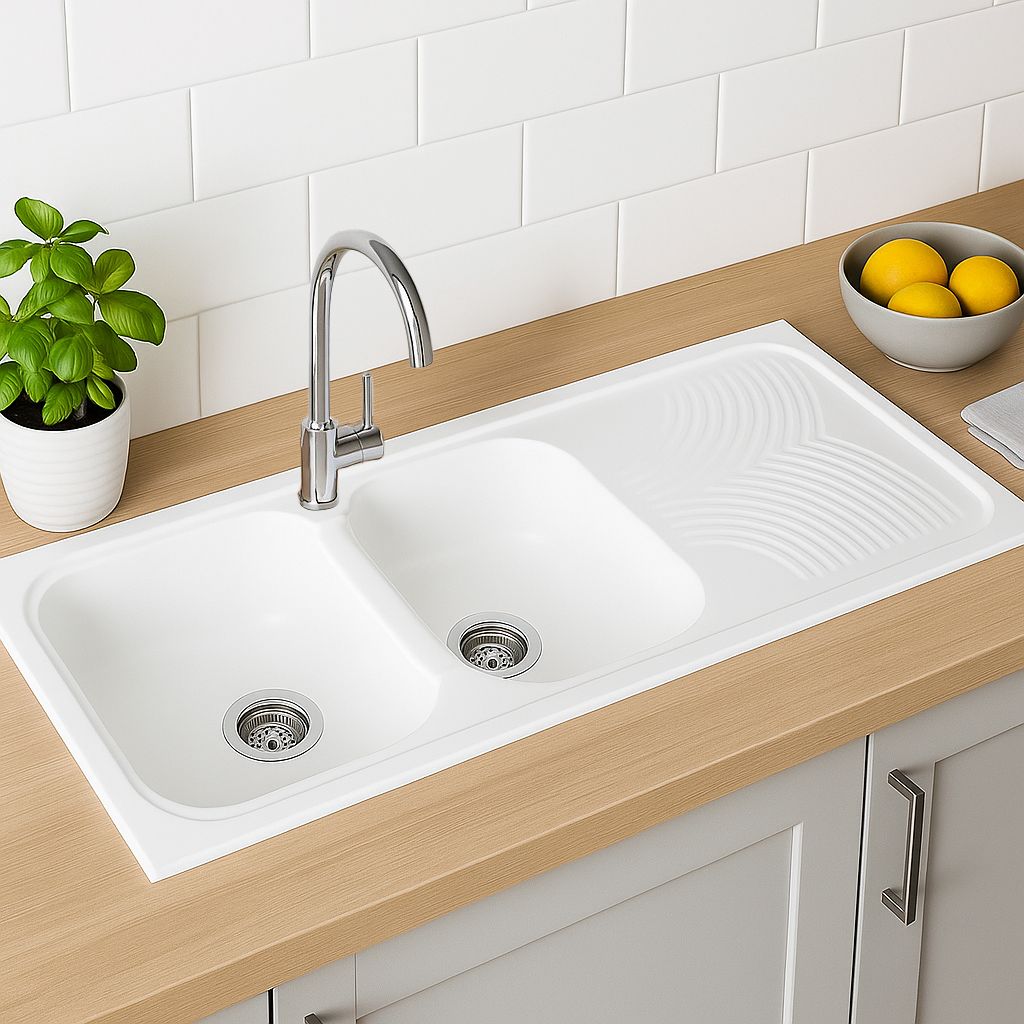 Rocky Built-in Kitchen Sink 118 cm x 50 cm