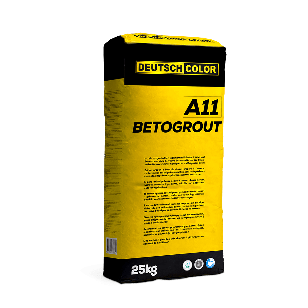 Betogrout A 11 DeBetogrout A11 DeutschColor 25 kg – Pour rebouchage et consolidation béton