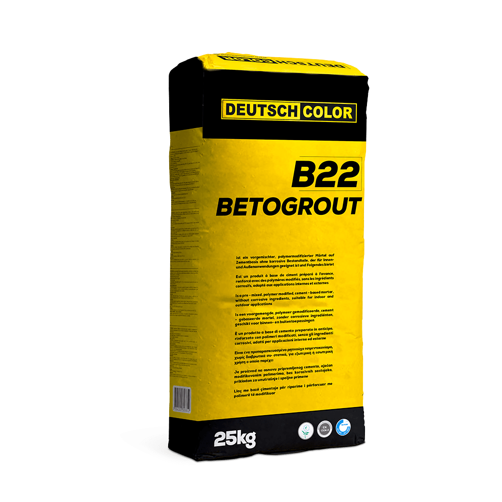 Betogrout B22 DeutschColor 25 kg – mortier haute performance pour réparations structurelles