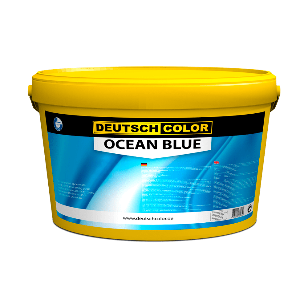 Ocean Blue DeutschColor 3,75 kg – Revêtement coloré pour murs et sols