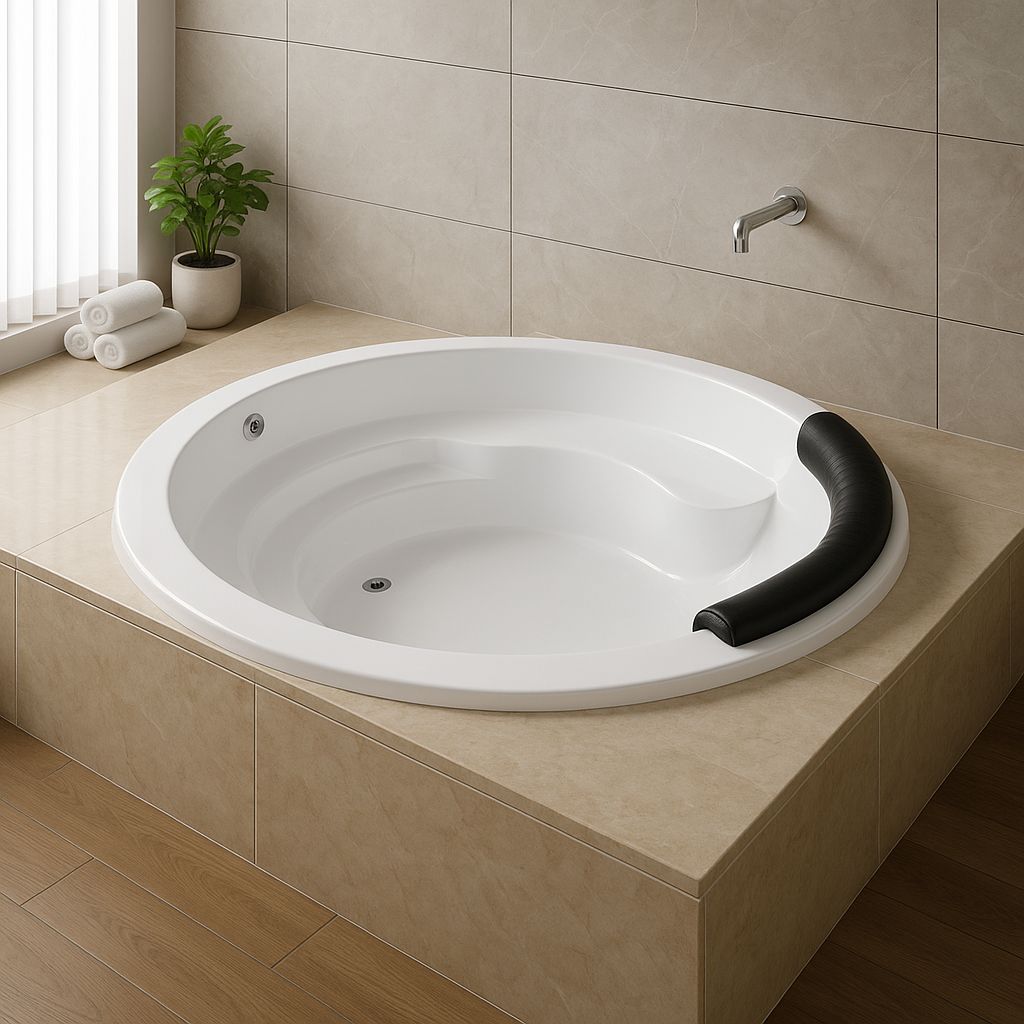 Palacio Bathtub 170 cm with integrated headrest