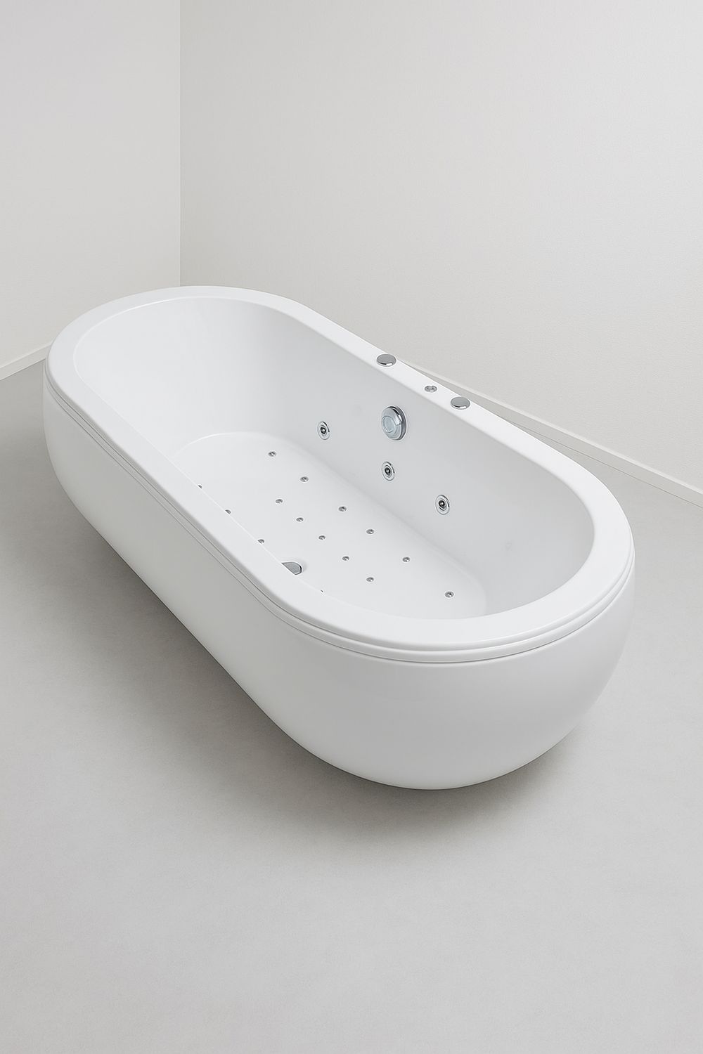 Mixed 177 x 82 cm Deco Hydromassage Bathtub