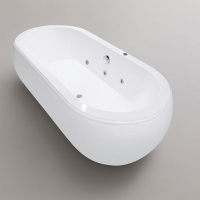 Single Deco Hydromassage Bathtub 177 x 82 cm
