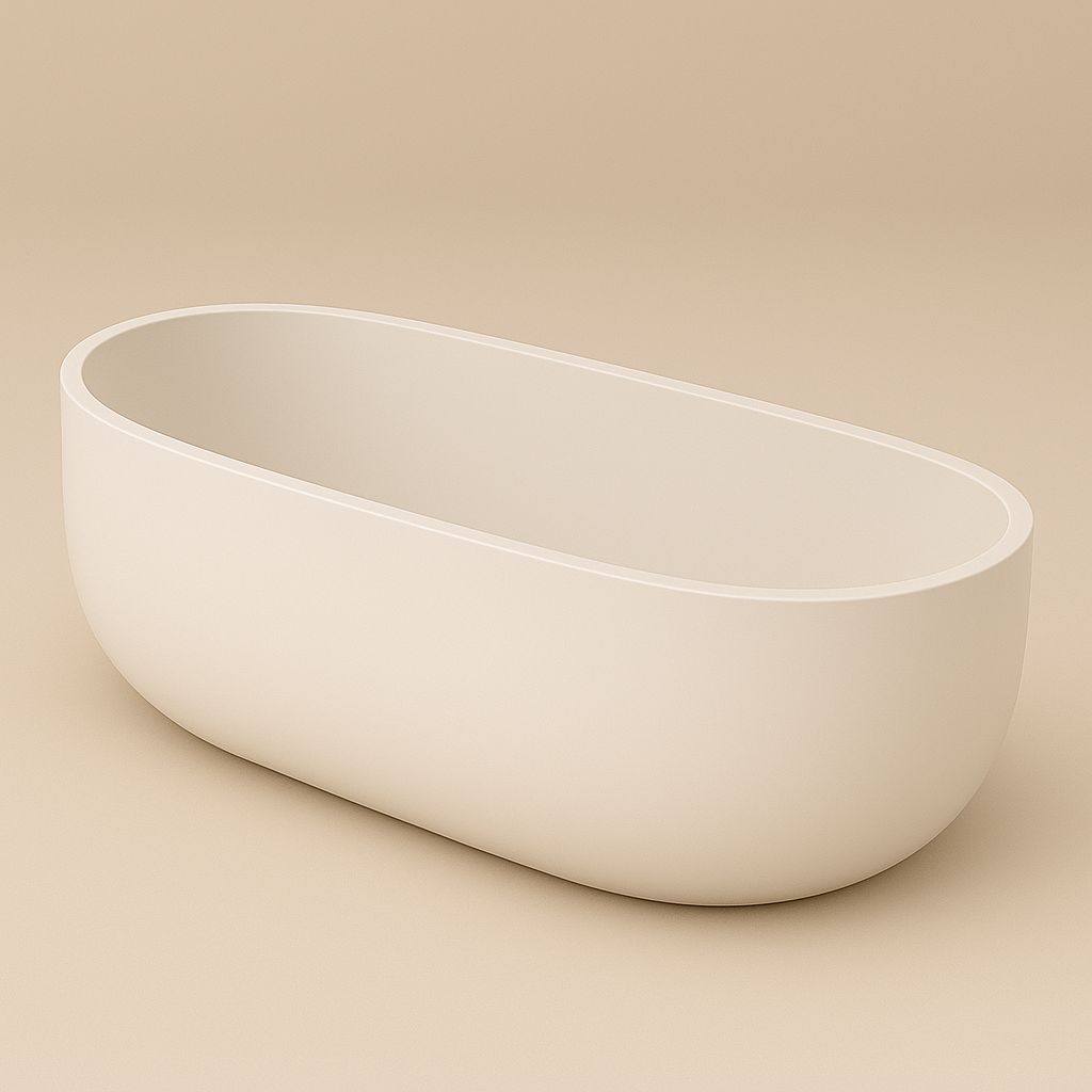 Glossy White Acrylic Front Panel 160 x 54 (for Rectangular Bathtub)
