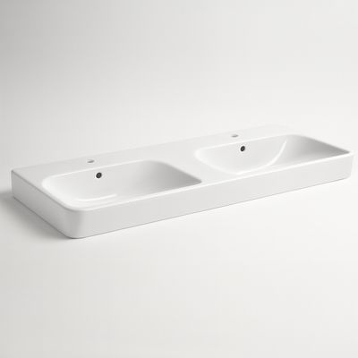 Geberit Smyle Square Double Washbasin 120 cm