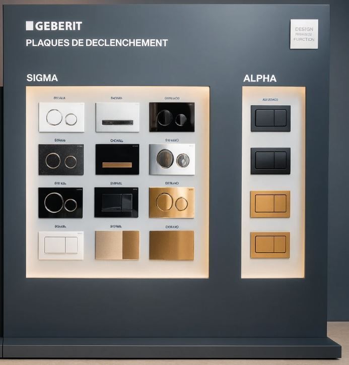 Présentoir de plaques Alpha + Sigma