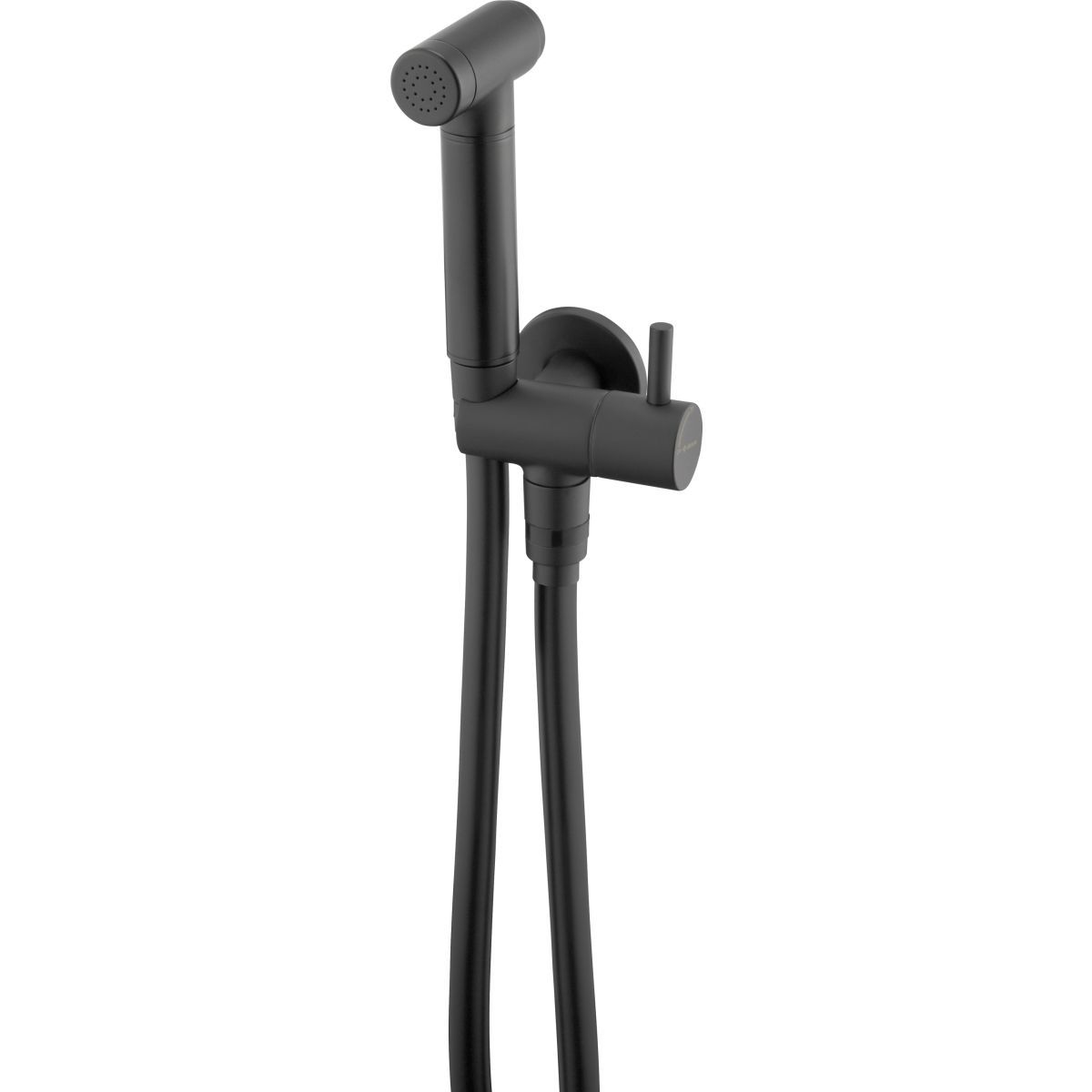 Hygienic Set for Cold Water WC Deante Bidetta in Matte Black with 120 cm Hose