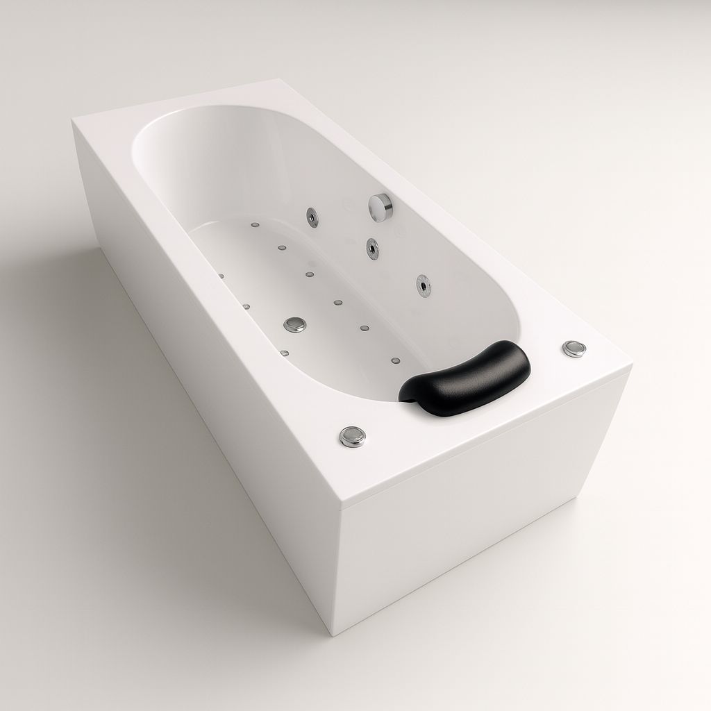 Mixed Hydromassage Bathtub Novospace 170 x 75 cm