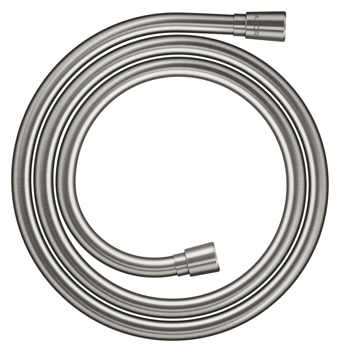 Axor Metal-Effect Shower Hose with Conical Nuts, 1.60 m, Brushed Stainless Steel