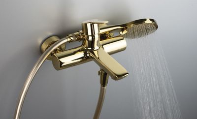 Deante Arnika Bath/Shower Mixer in Polished Gold PVD