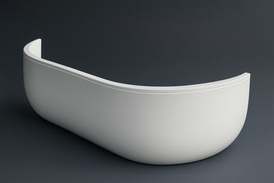 Glossy White Acrylic Front Panel 160 x 54 (for Rectangular Bathtub)
