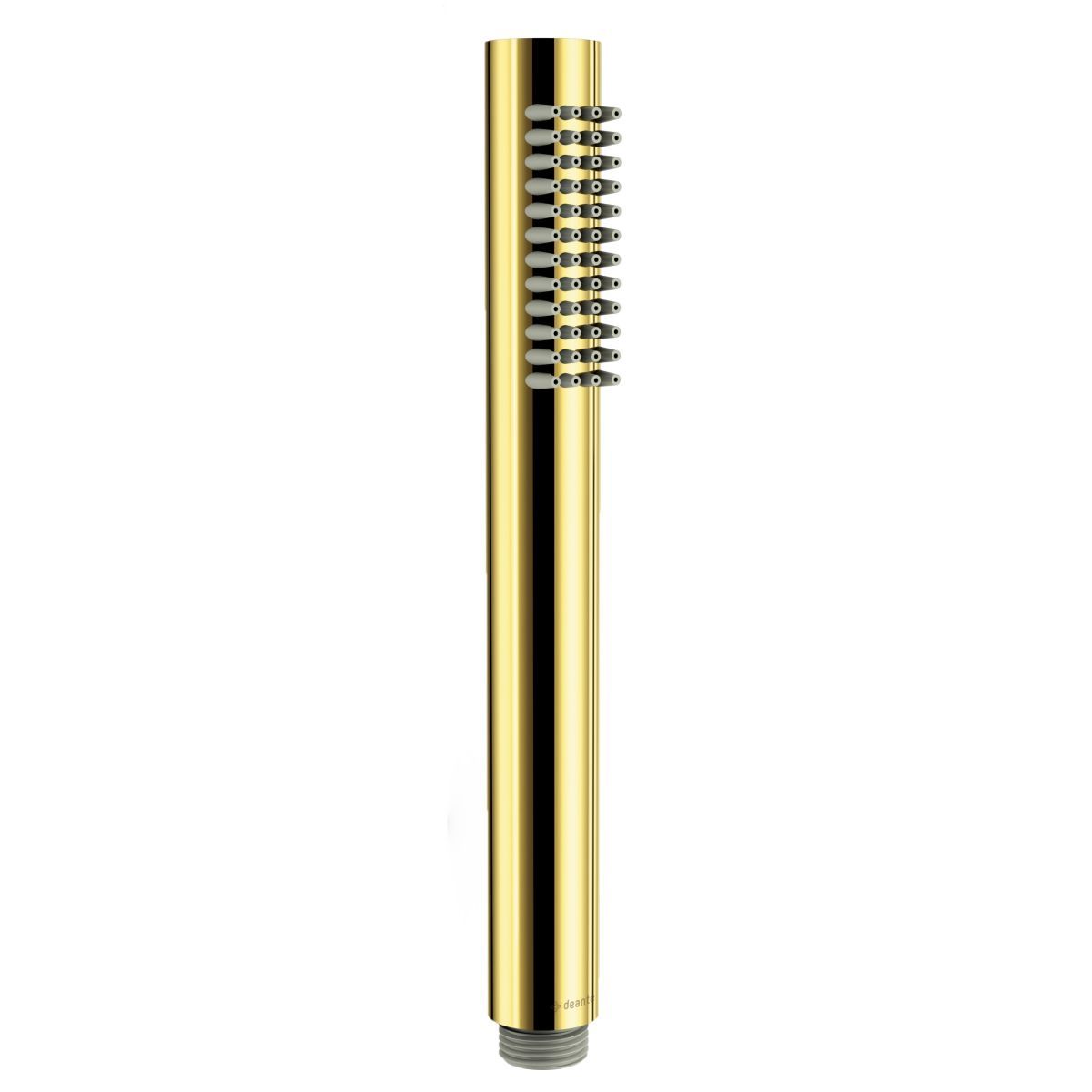 Handheld Shower Tube Deante Round 1 Jet in Polished Gold PVD