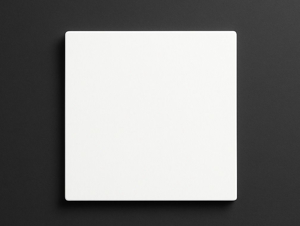 Grille plate Bluestone pour receveurs de douche Ardoise ou Vulcanite en blanc