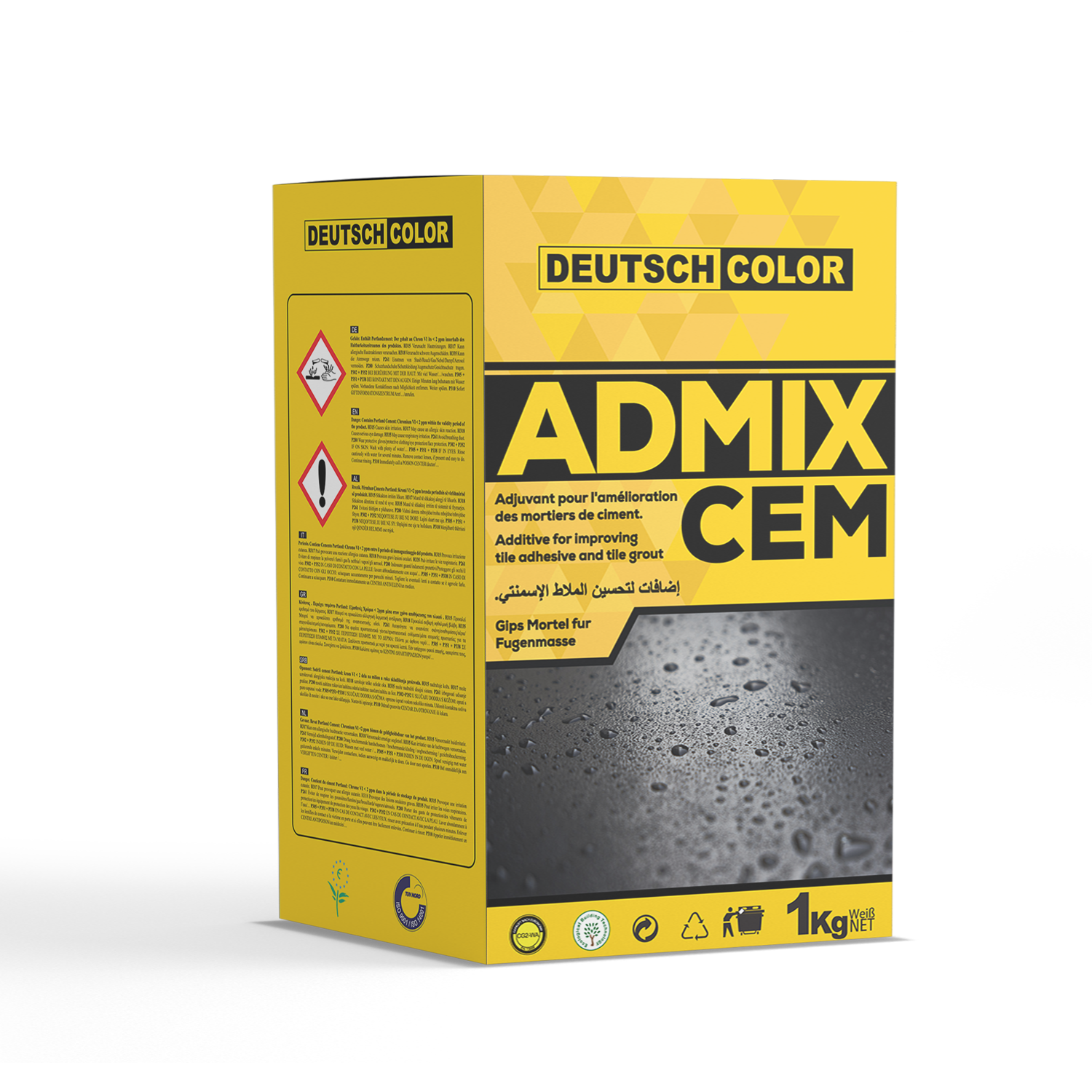 Admix CEM DeutschColor 1 kg - cement additive for better cohesion and durability