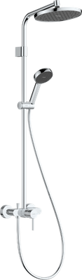 Shower Column Showerpipe Hansgrohe Activera S 240 1 Jet with EcoSmart Mixer