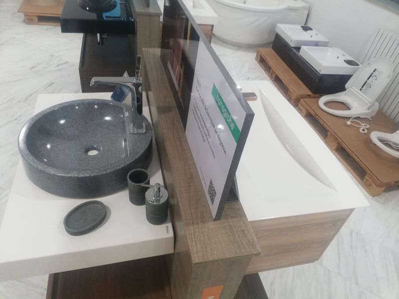 P17 : Lido 92 cm &amp; plan stone 90 cm