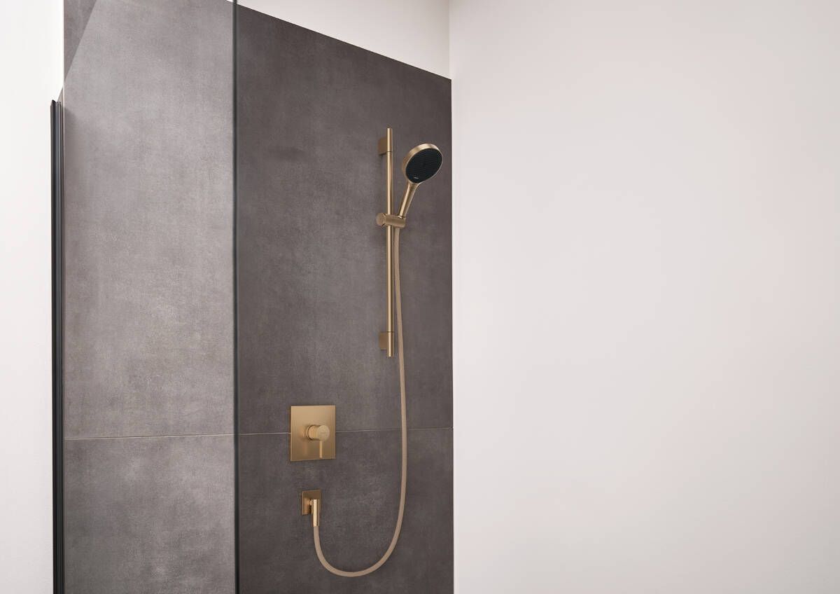 Finish set for Hansgrohe Finoris concealed shower mixer in brushed bronze