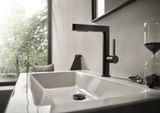 Finoris Mitigeur de lavabo 230 avec douchette extractible 2jet, bonde clic-clac