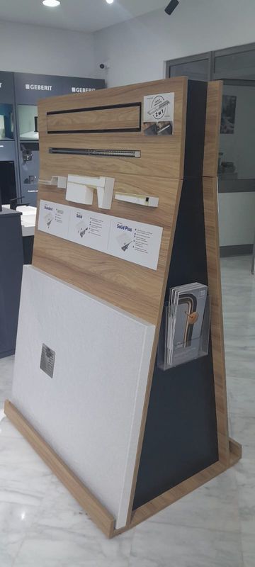 Présentoir receveurs