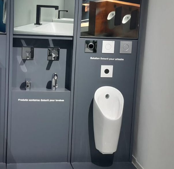 Présentoir robinetterie Geberit