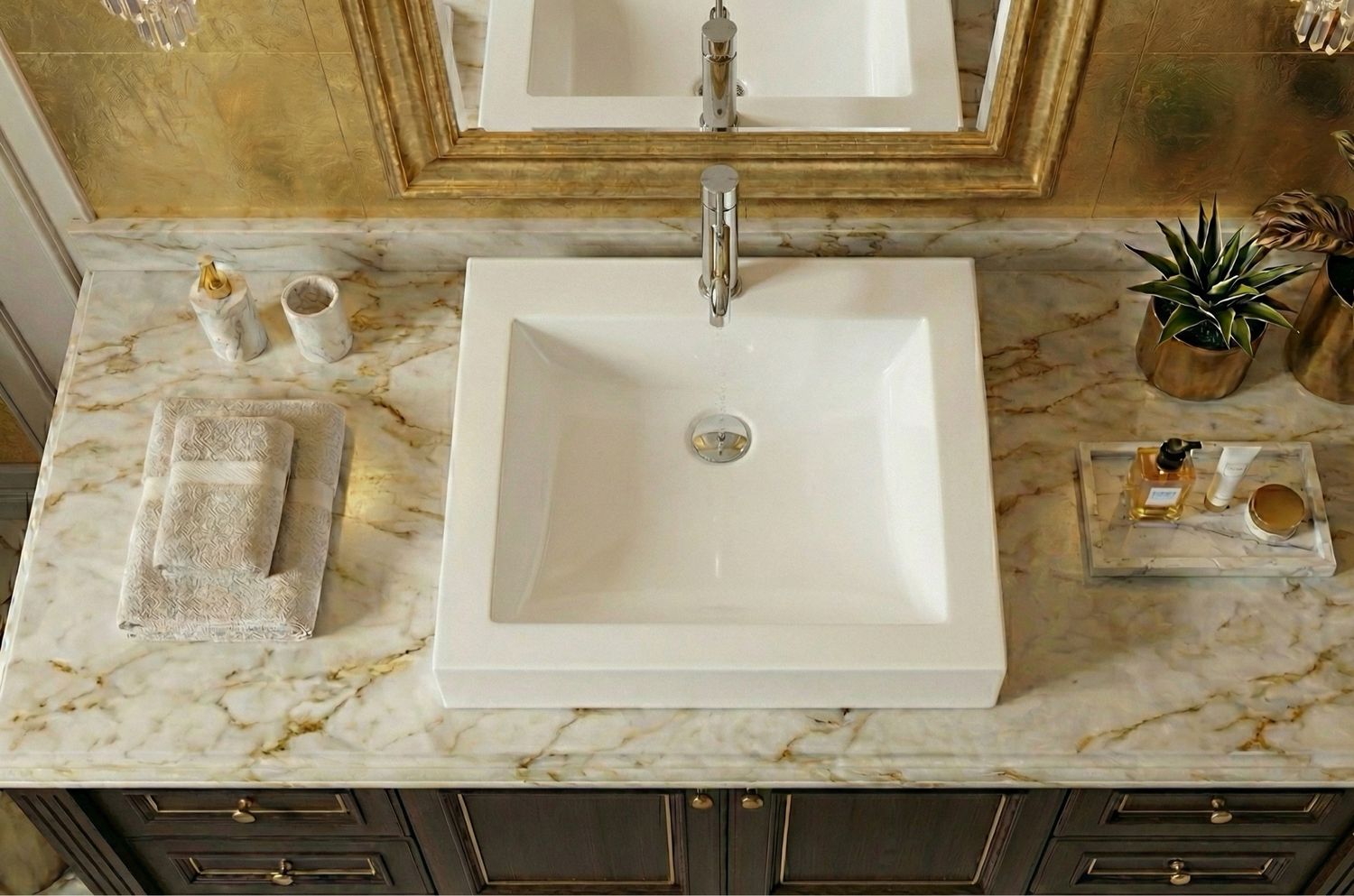 Surf Washbasin Countertop 60 cm