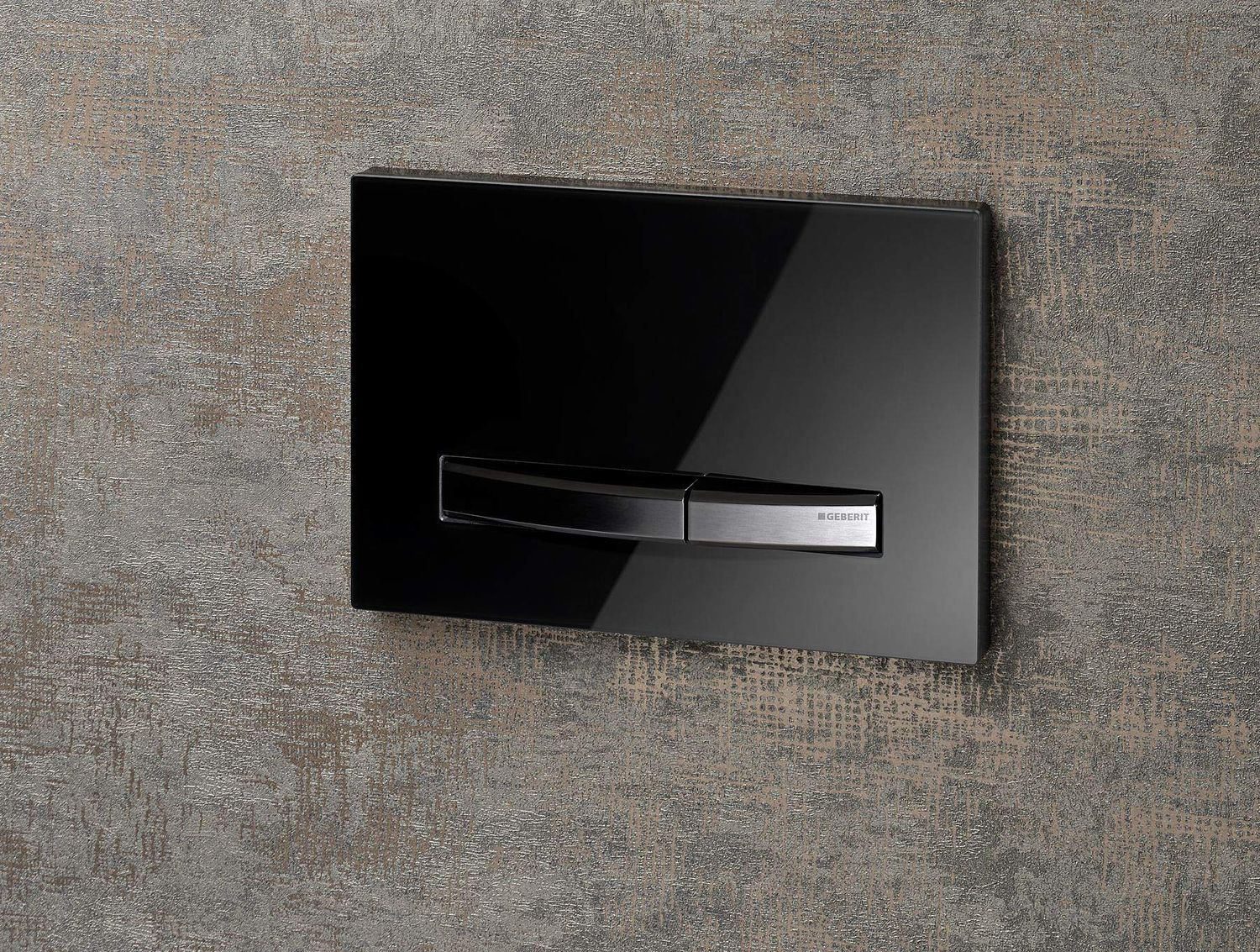 Geberit Sigma50 Flush Plate / Reflective Smoked Glass - Chrome