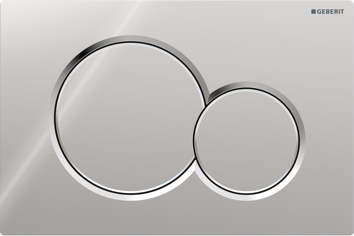 Geberit Sigma01 Round Flush Plate / Glossy Chrome
