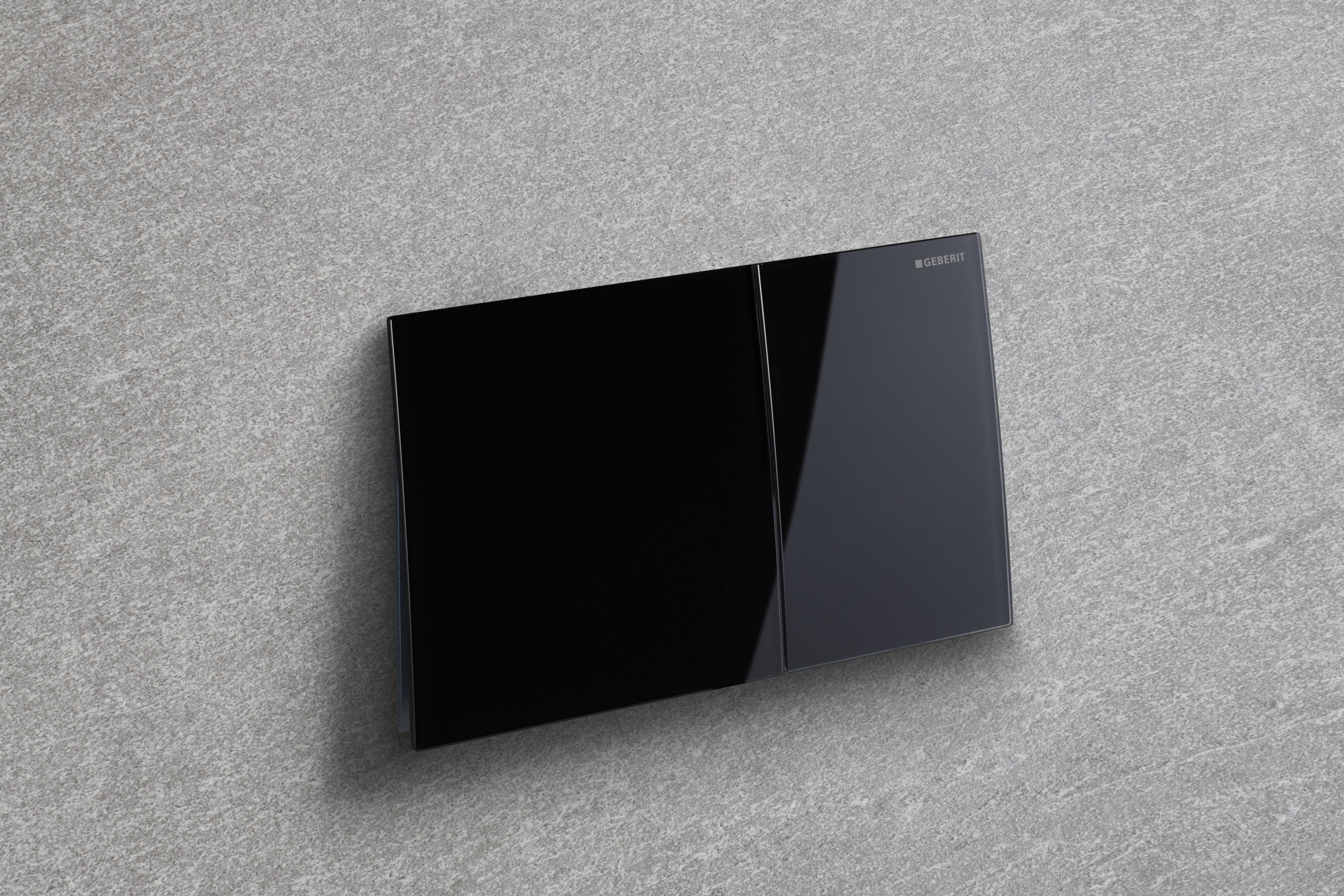 Plaque de déclenchement Geberit Sigma70 / Verre brillant noir