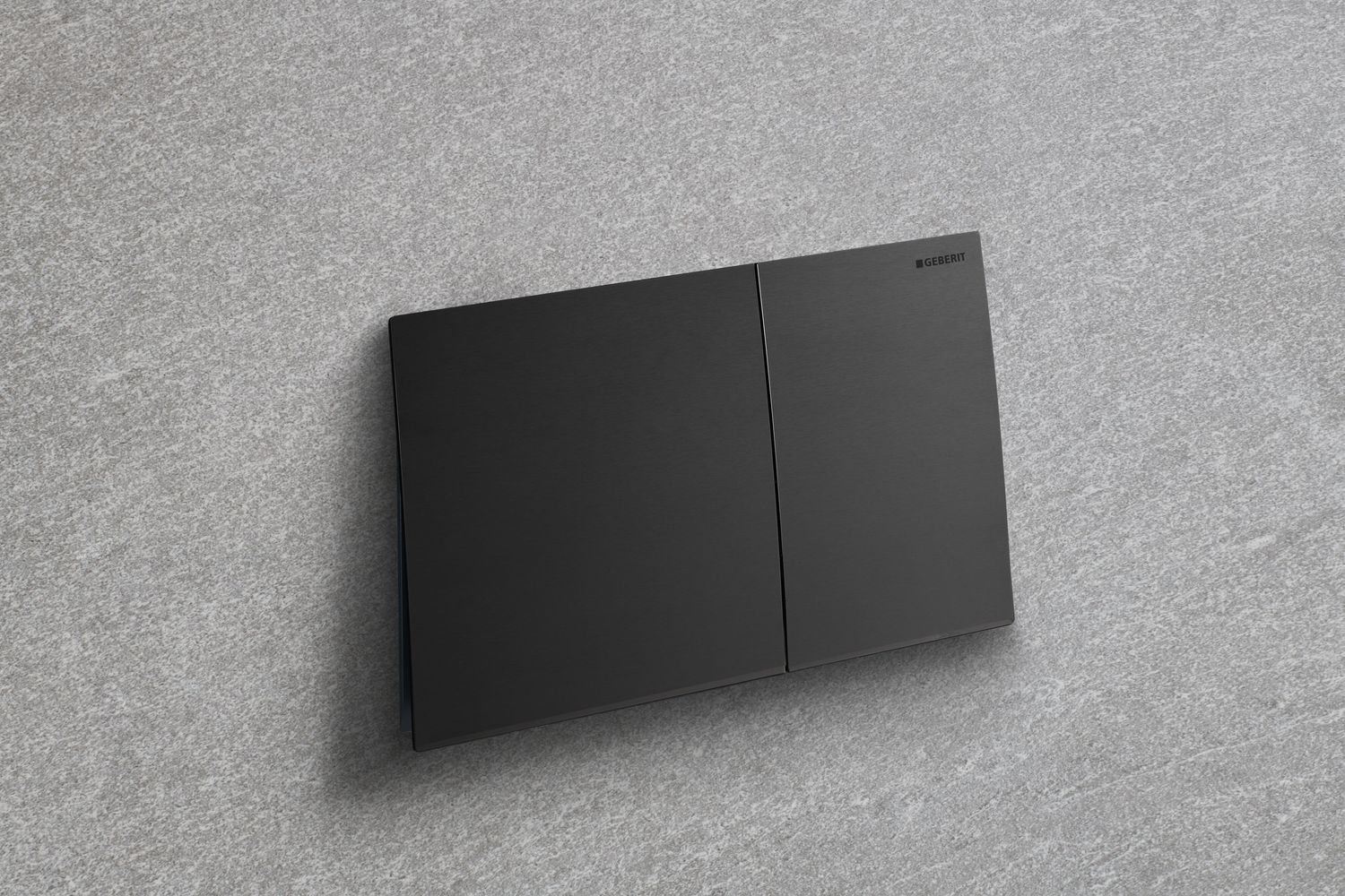 Geberit Sigma70 Flush Plate / Brushed Black Chrome