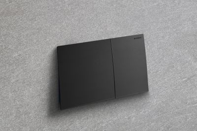 Geberit Sigma70 Flush Plate / Brushed Black Chrome
