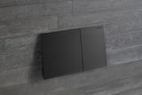 Geberit Sigma70 plaque de déclenchement noir chromé brossé Easy Clean Anti-Traces de doigt.