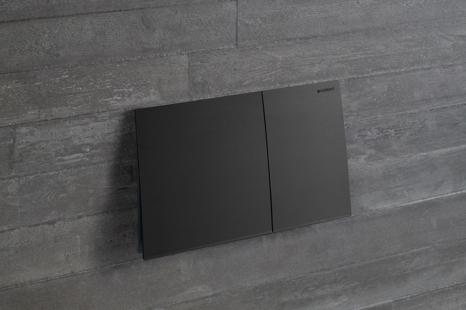 Geberit Sigma70 Flush Plate / Brushed Black Chrome