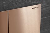 Geberit Sigma70 plaque de déclenchement, or rouge brossé, Easy Clean, Anti-Traces de doigt.