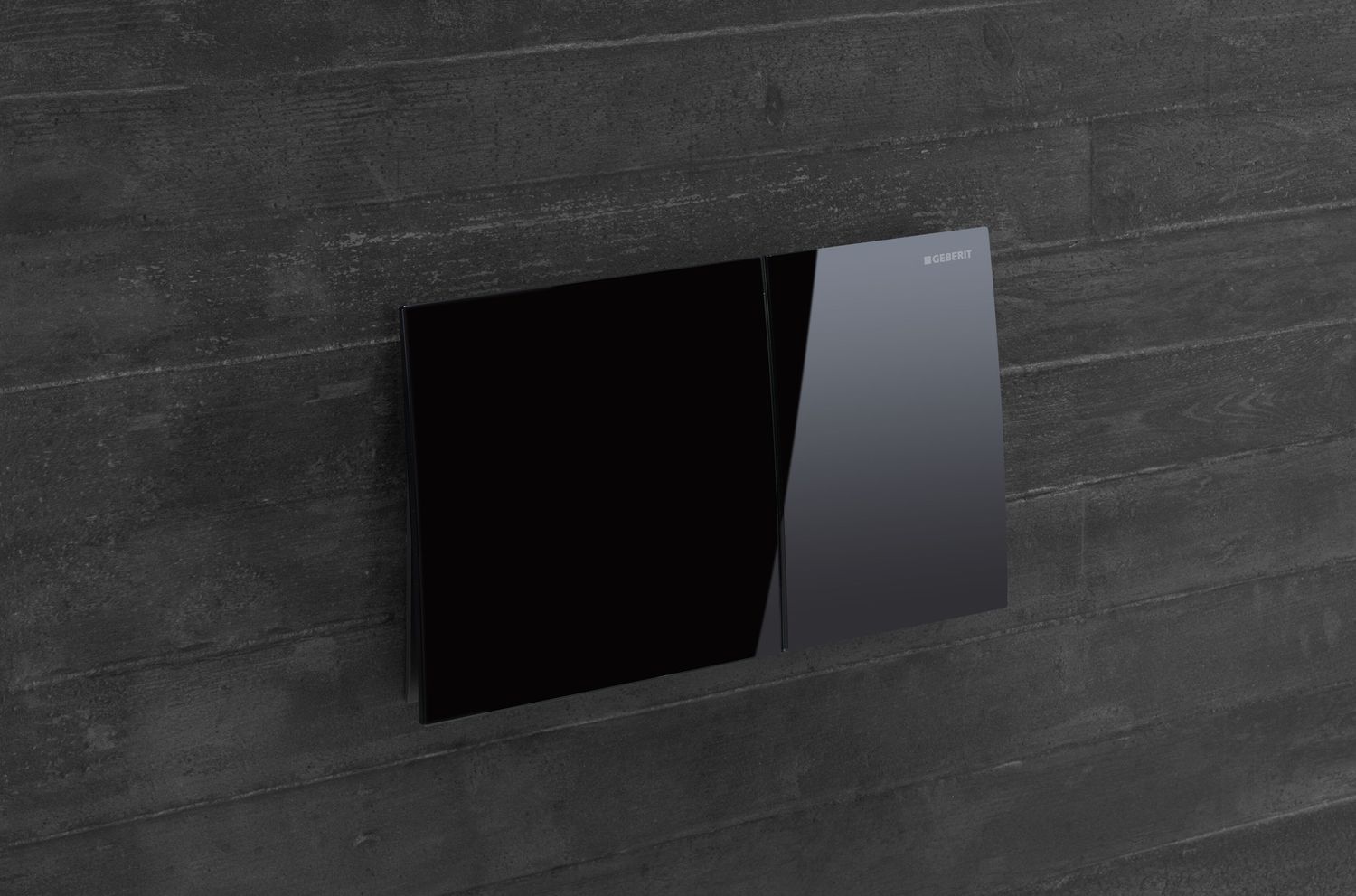 Plaque de déclenchement Geberit Sigma70 / Verre brillant noir — vue 5
