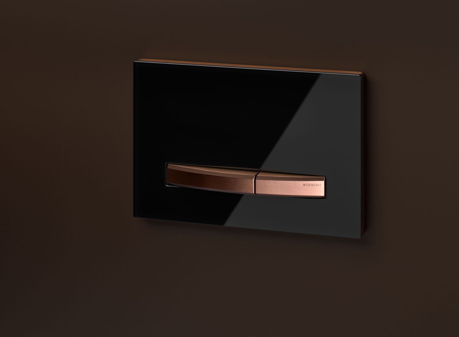 Geberit Sigma50 Flush Plate / Black - Brass