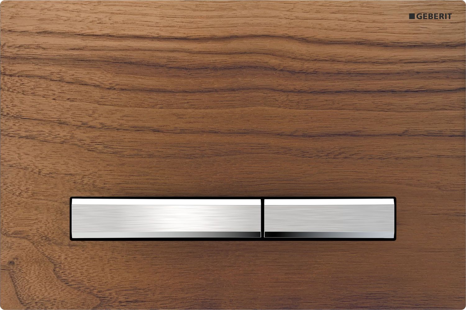 Geberit Sigma50 Trigger Plate / American Walnut - Chrome